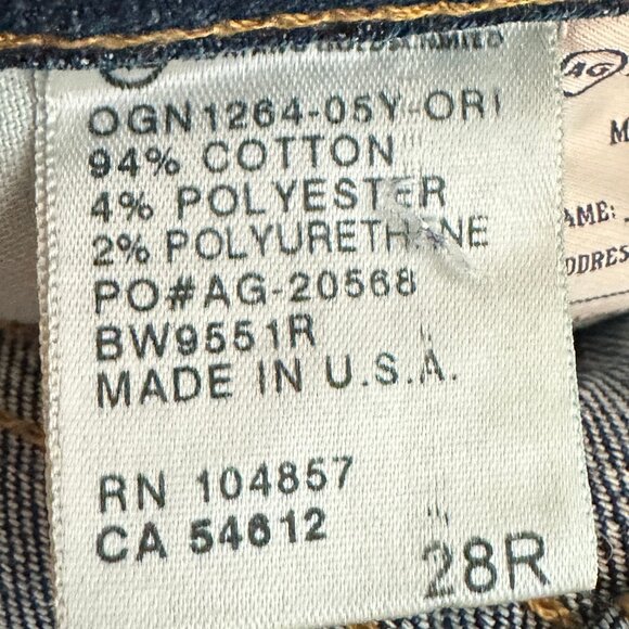 AG Adriano Goldschmied Women's Tomboy Relaxed Straight Jeans | Size 28R - Picture 6 of 7